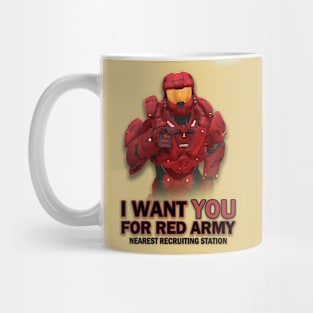 Uncle Sarge - I want you for Red Army Mug